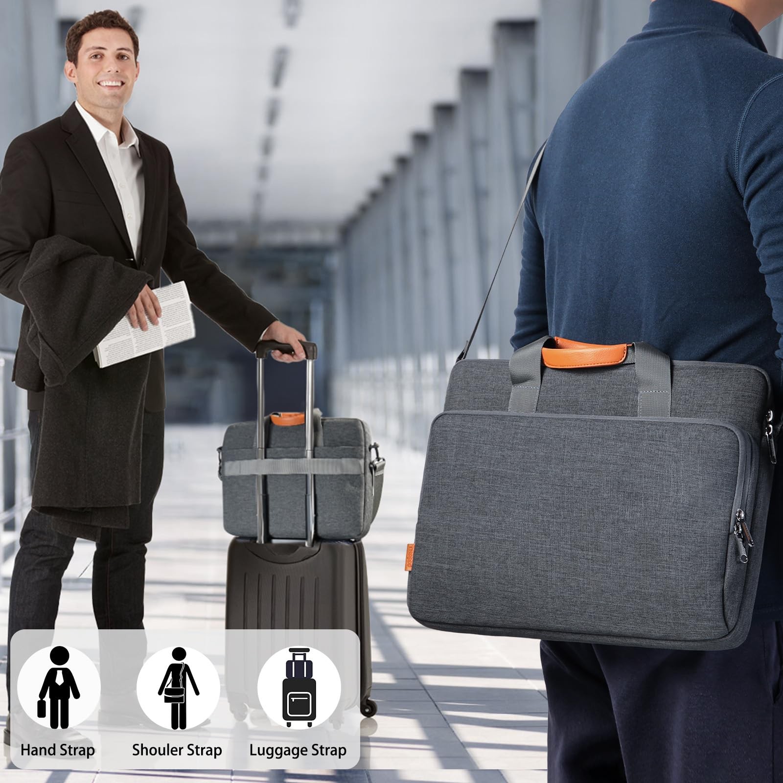 17 17.3 18 inch Laptop Computer PC Shoulder Bag Carrying Case Water-Repellent…