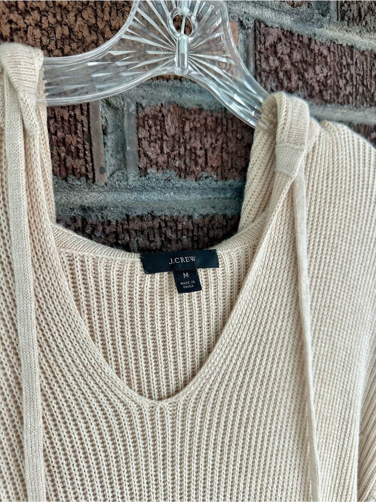 J. Crew Ribbed cotton-cashmere hoodie