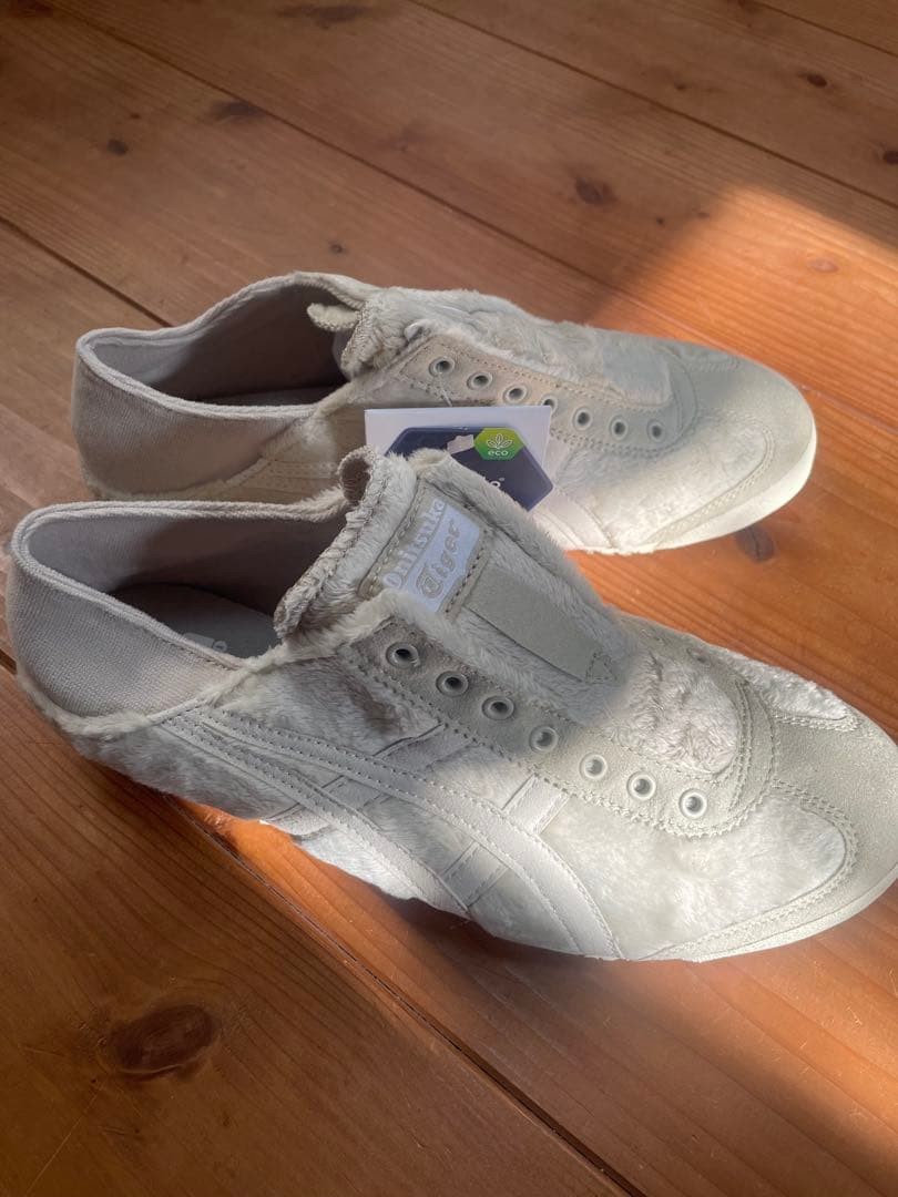 Onitsuka Tiger MEXICO 66 PARATY Slip-On Sneakers Fur Trim 7.5US Used