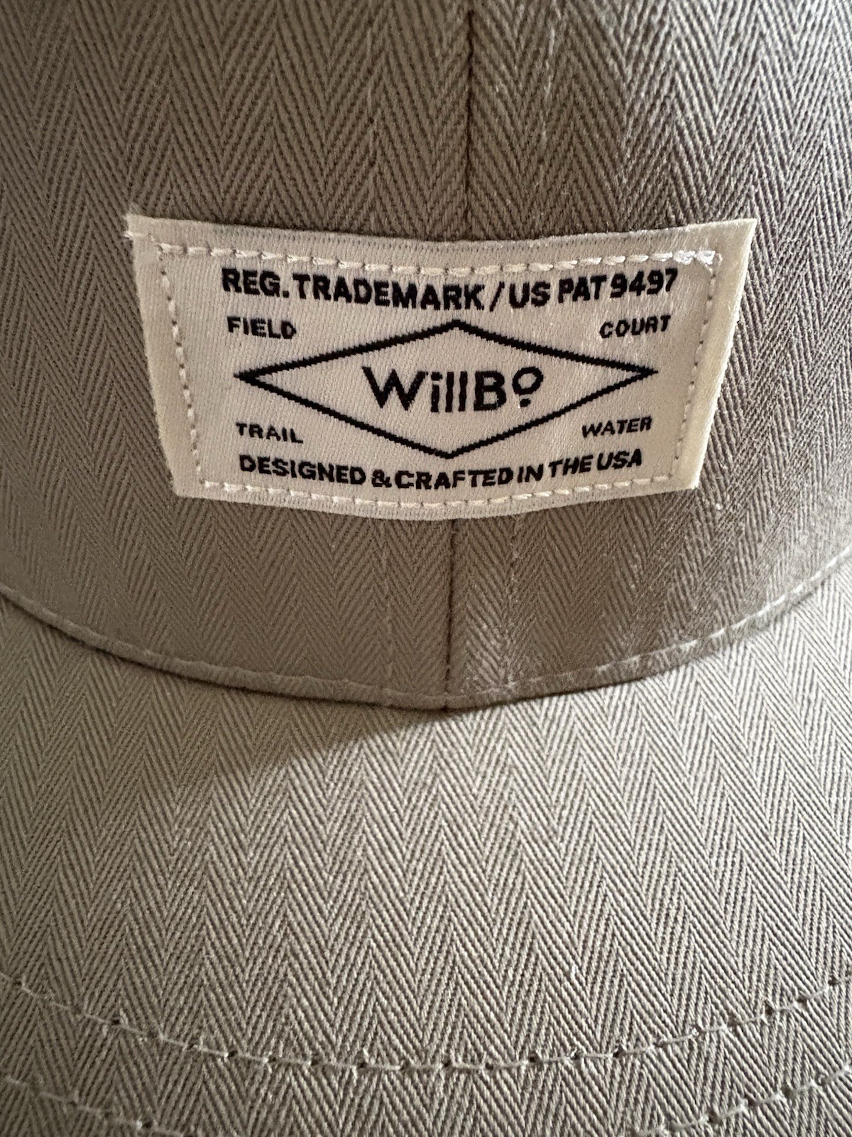 Hat WILLBO William Bowen Khaki W USA Snapback Hat New No Tag One Size
