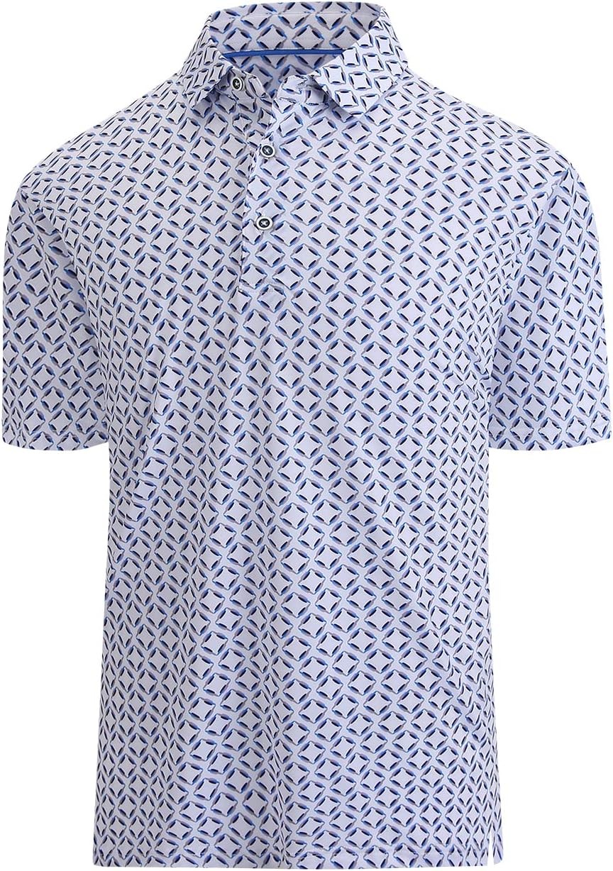 Men’s Dry Fit Golf Polo Shirt – Moisture Wicking Performance Short Sleeve Tee