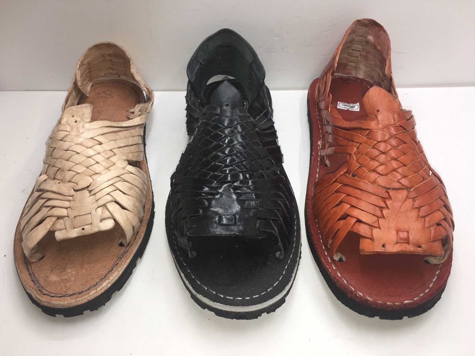 Huaraches De Correa Mexicanos Mens Mexican Sandals Pachuco Araña Real Leather