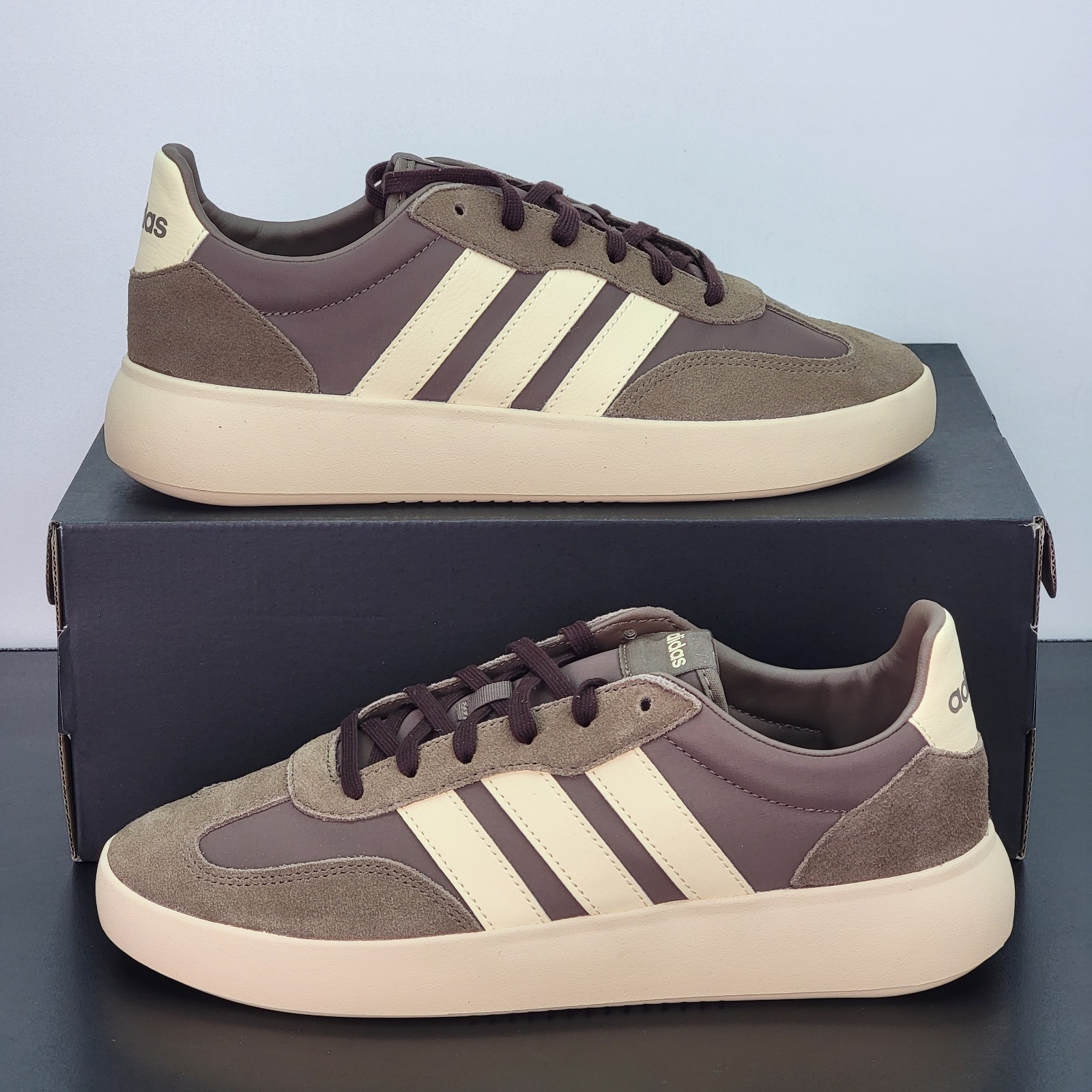 Adidas Barreda Men’s Size 13 Athletic Shoes Brown Footwear Casual Sneakers