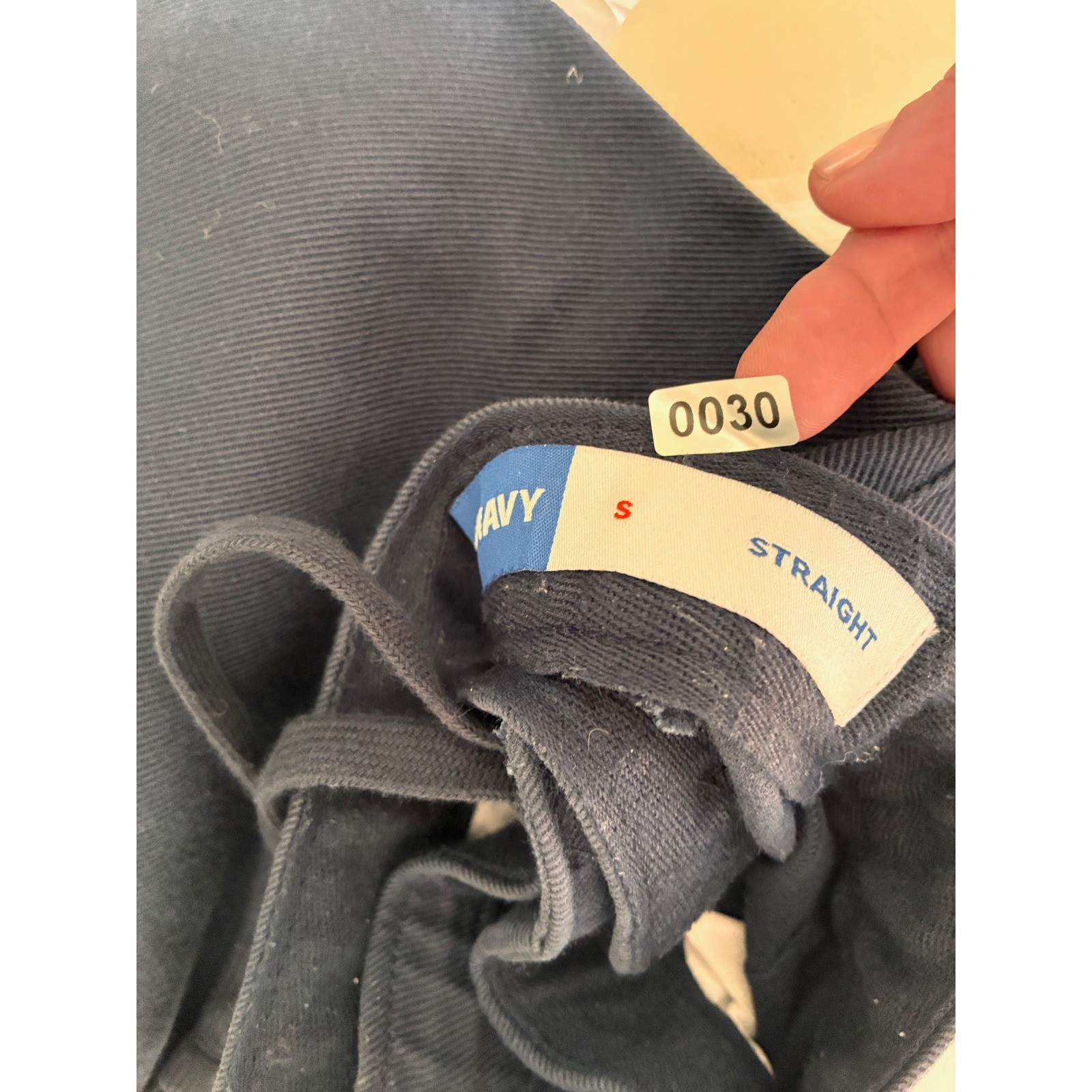 Old Navy Weekender Pant Classic Navy Straight Leg Drawstring Size S 421916-01