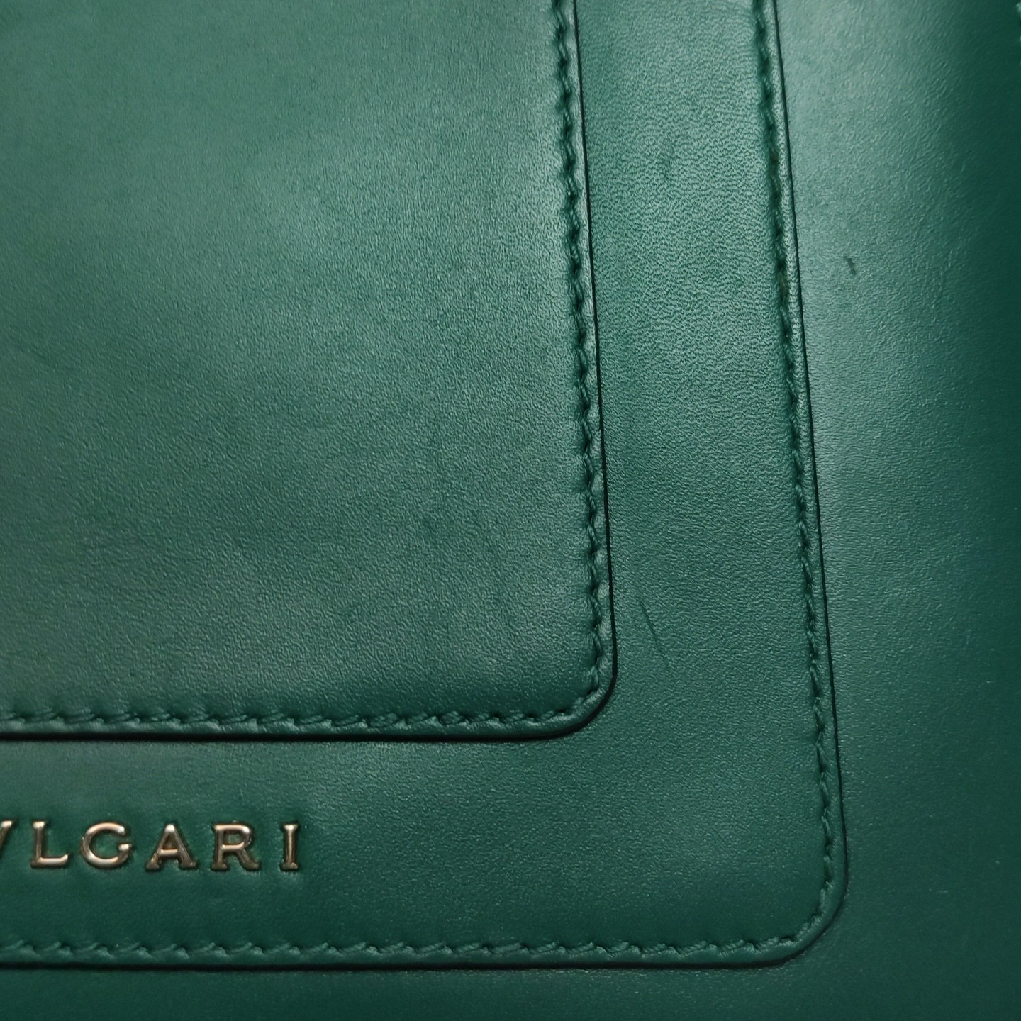 Authentic Bvlgari Calfskin Shoulder Bag Green Gold-Tone eBay AG