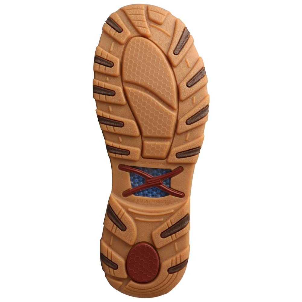 Twisted X Men’s Chukka Driving Moc, Moc Toe CellStretch Bomber & Chocolate 7.5 W