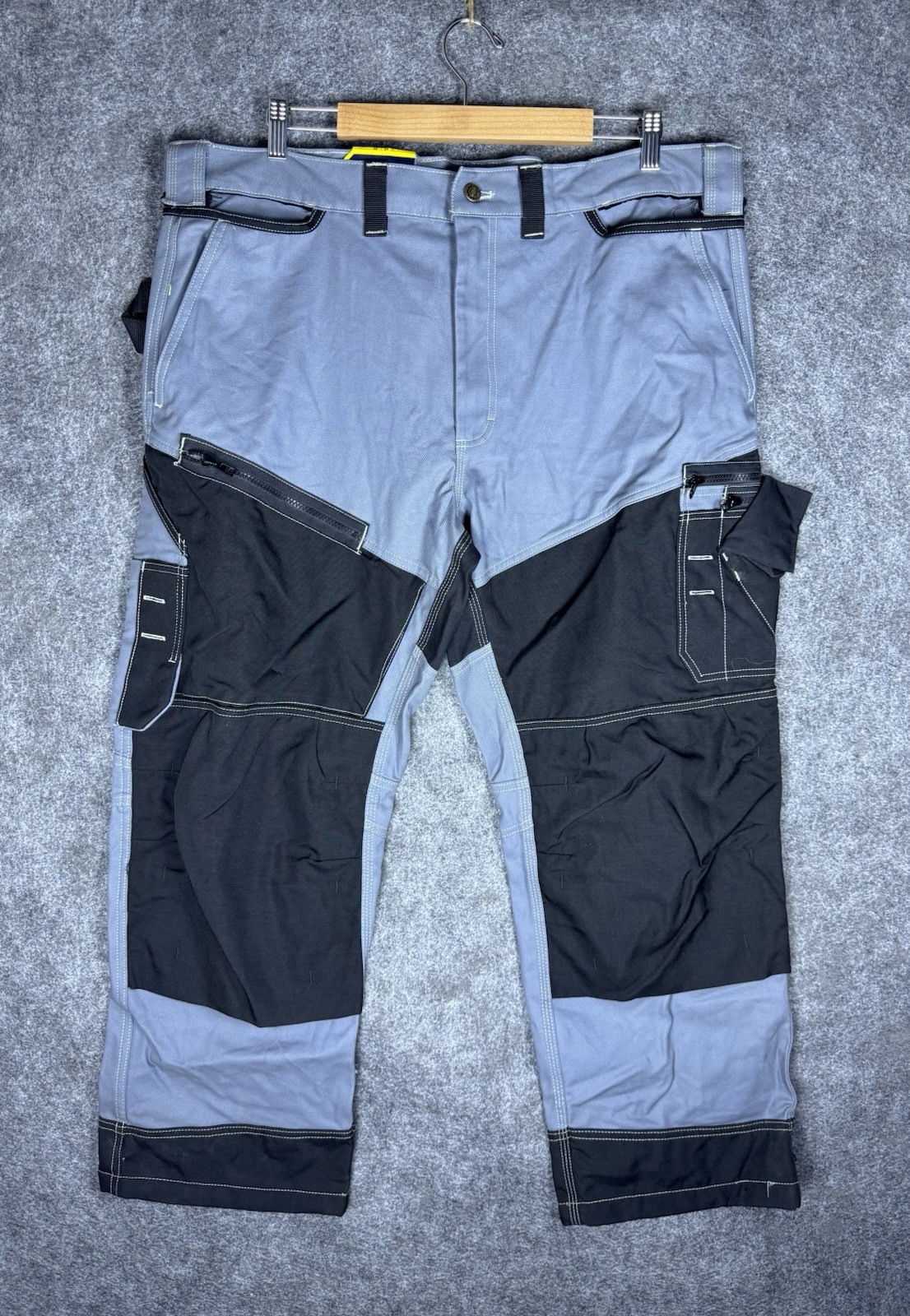Blaklader Men Cotton Durable Work Pants with Cordura Reinforced Pockets 42×30