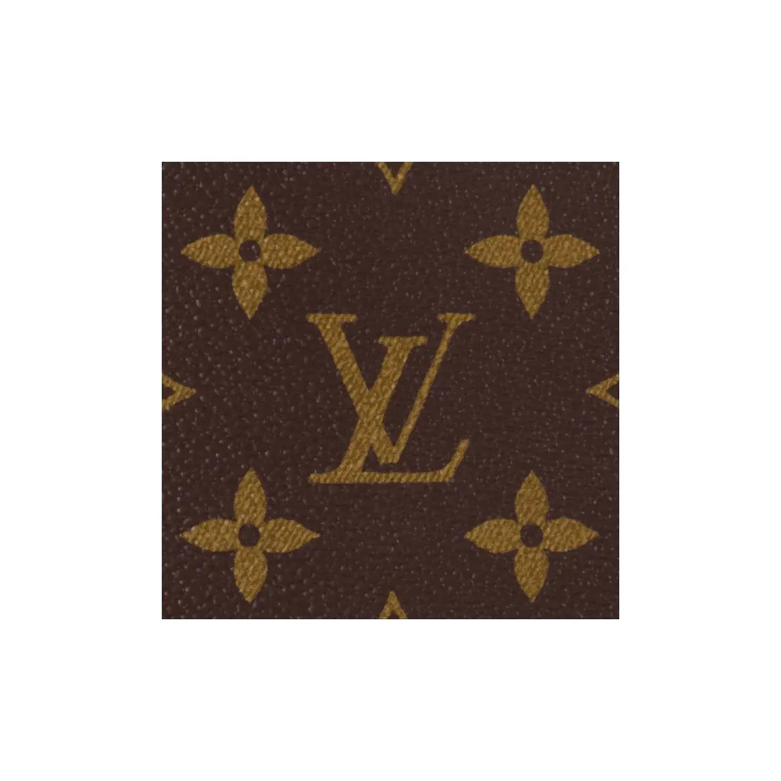 LOUIS VUITTON Monogram Coated Canvas Storage Bag Unisex Couple’s 9.8×2.1×7.8 in