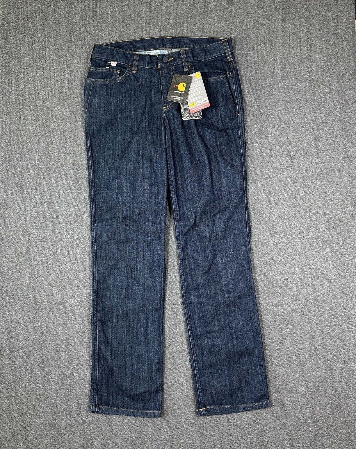 Carhartt FR Flame Resistant Rugged Flex Jeans Women Size 10 Reg Original Fit NWT
