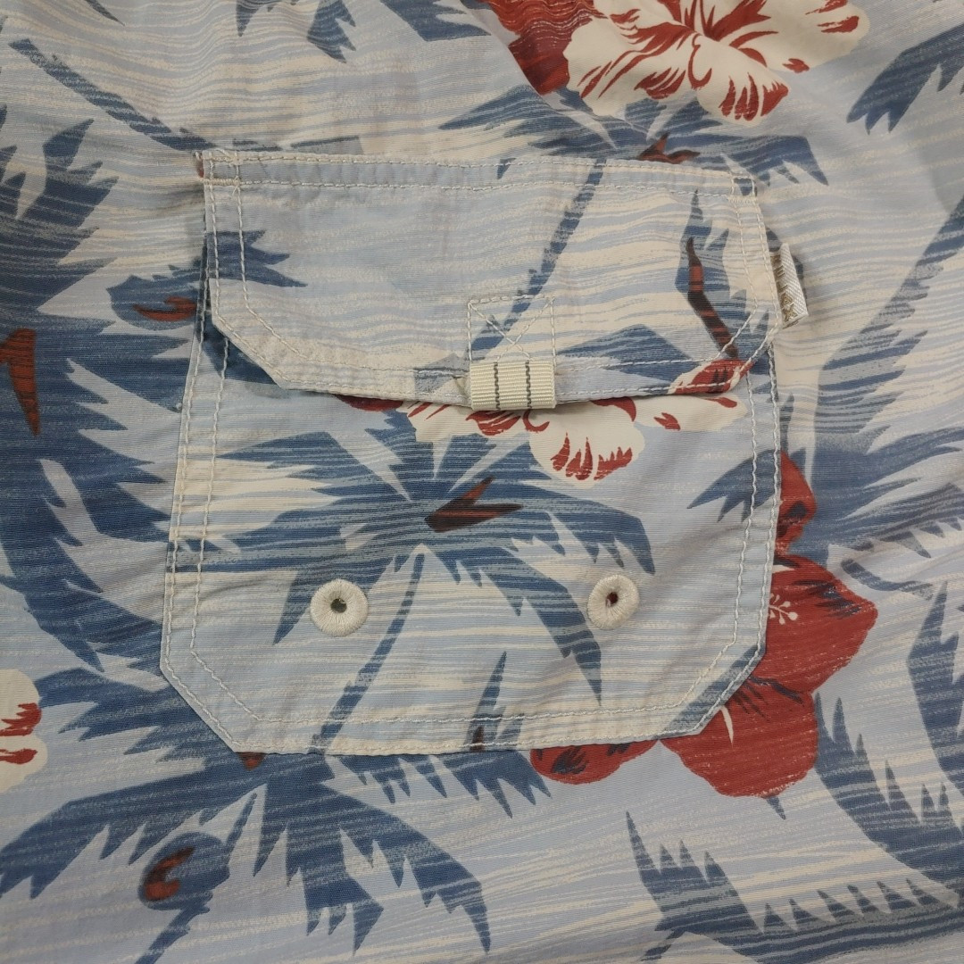 Tommy Bahama Relax Swim Trucks Shorts Sz XXL Blue Floral Hawaiian Tropical Beach