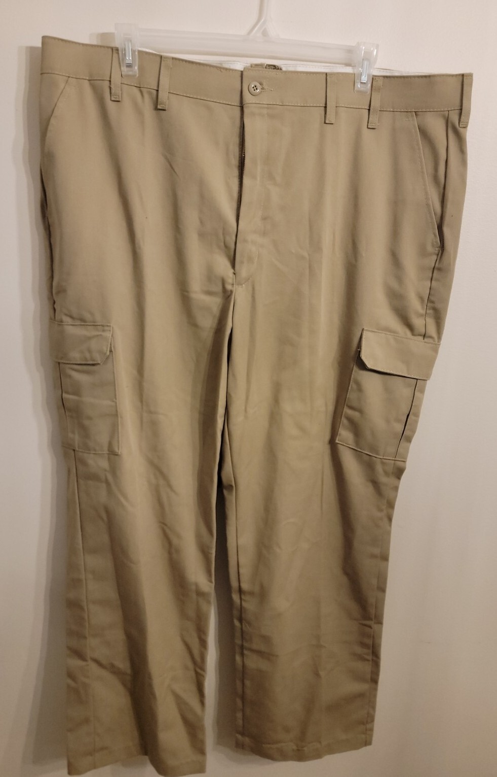 Red Kap Men’s Industrial Cargo Pants PT88KHO, Khaki, 46W x 32L