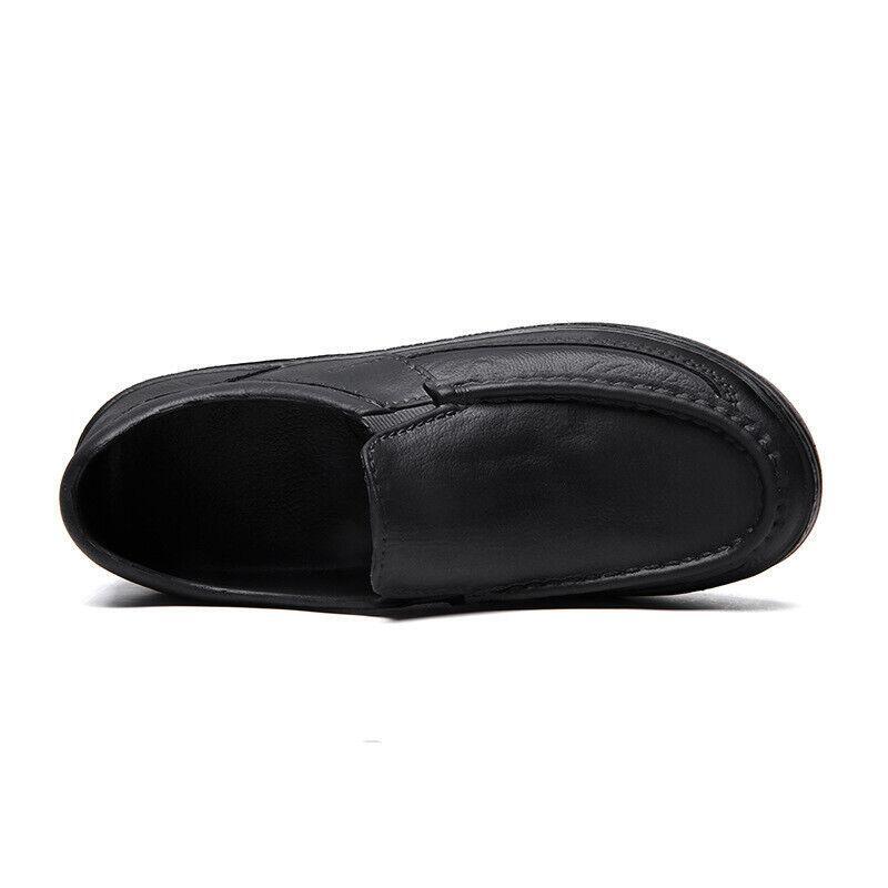 Men Slip On Wide Fit Lightweight Casual Non-slip Driving Boat Work Shoes Walking