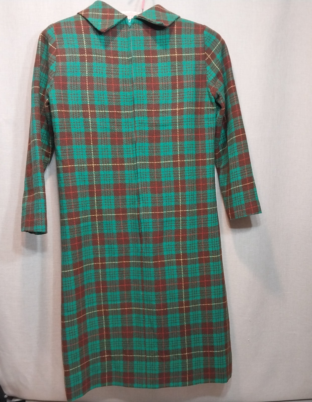Vintage ‘Marjone Seattle’ Plaid Wool Dress 1960’s