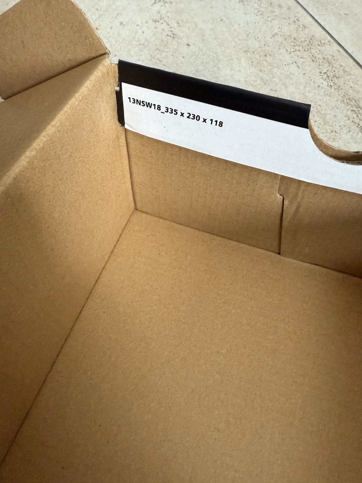 Nike Black Replacement Empty Boxes 335x 230 x 118 – 10pcs