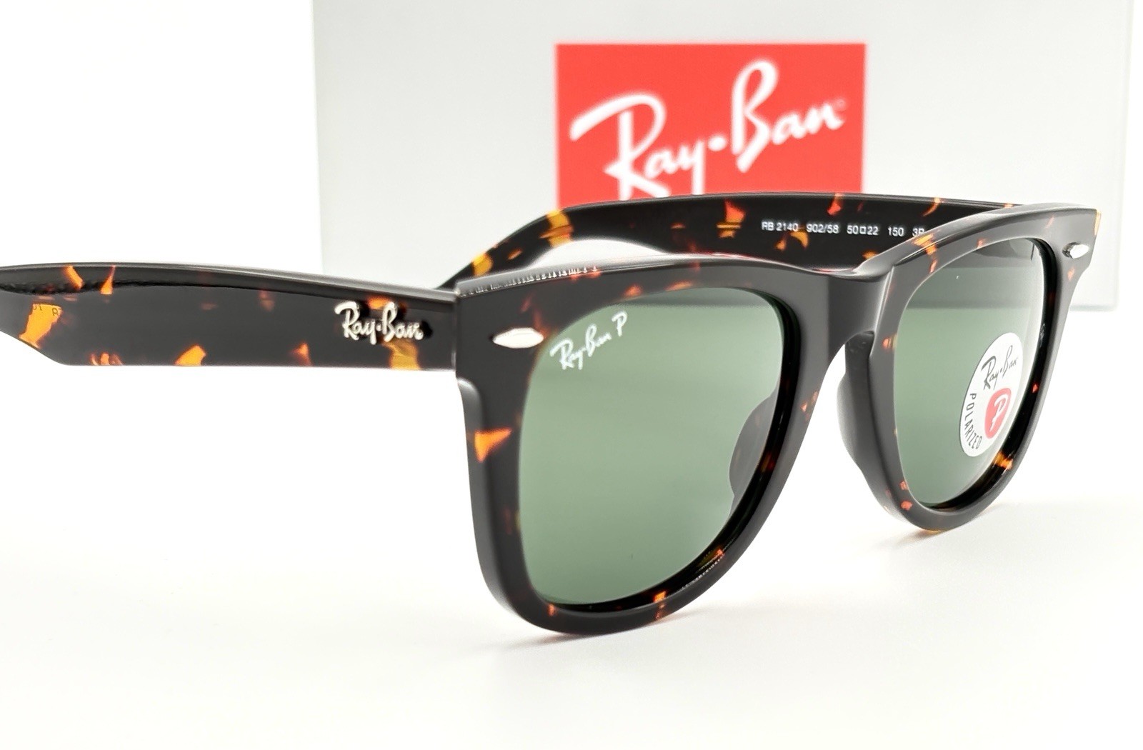 Ray-Ban Polarized RB2140 Men’s Classic Sunglasses Tortishell Frame unisex Fit