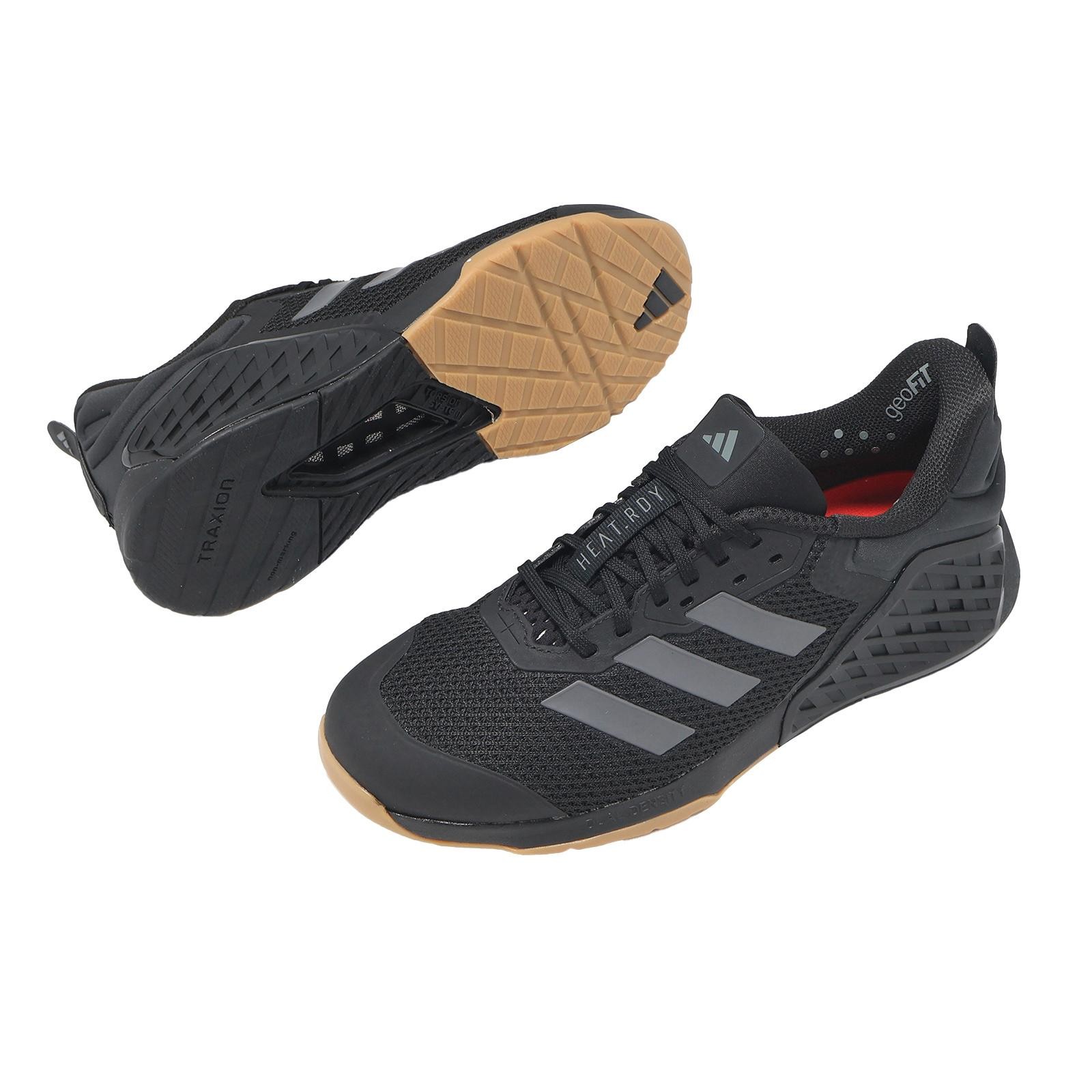 adidas Dropset 3 Trainer Black Grey Gum Men Unisex Cross Training Shoes IH8292