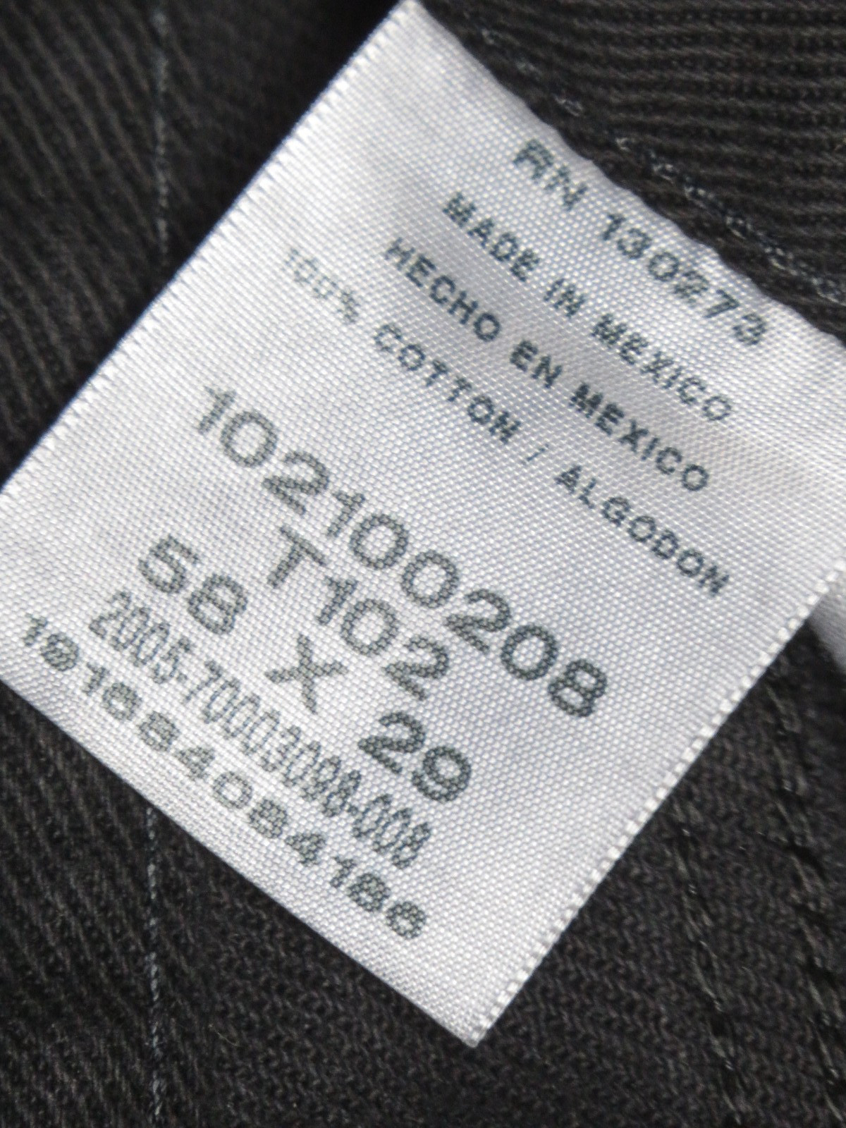 LEE MEN DOUBLE BLACK JEAN 58X29 REGULAR FIT STRAIGHT 100% COTTON DENIM NEW NWT