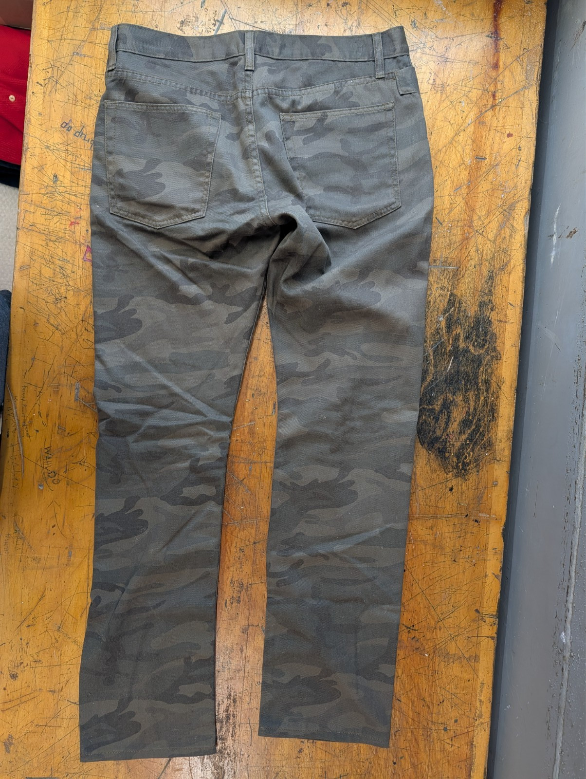 Williamsburg Garment Co Grand St 35 Camo Pants USA Made Slim Fit 34×32