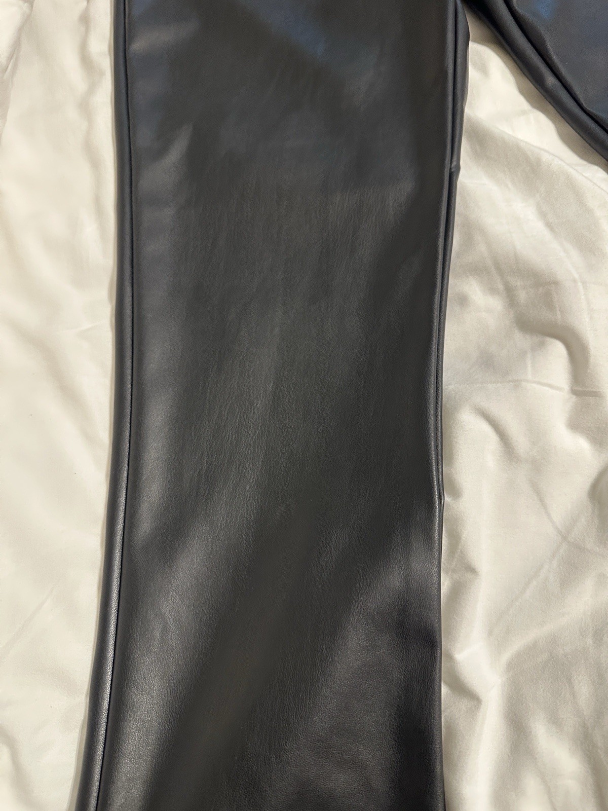 SO Faux Leather Jogger Pants, NEW, Black, Pockets, Size XL