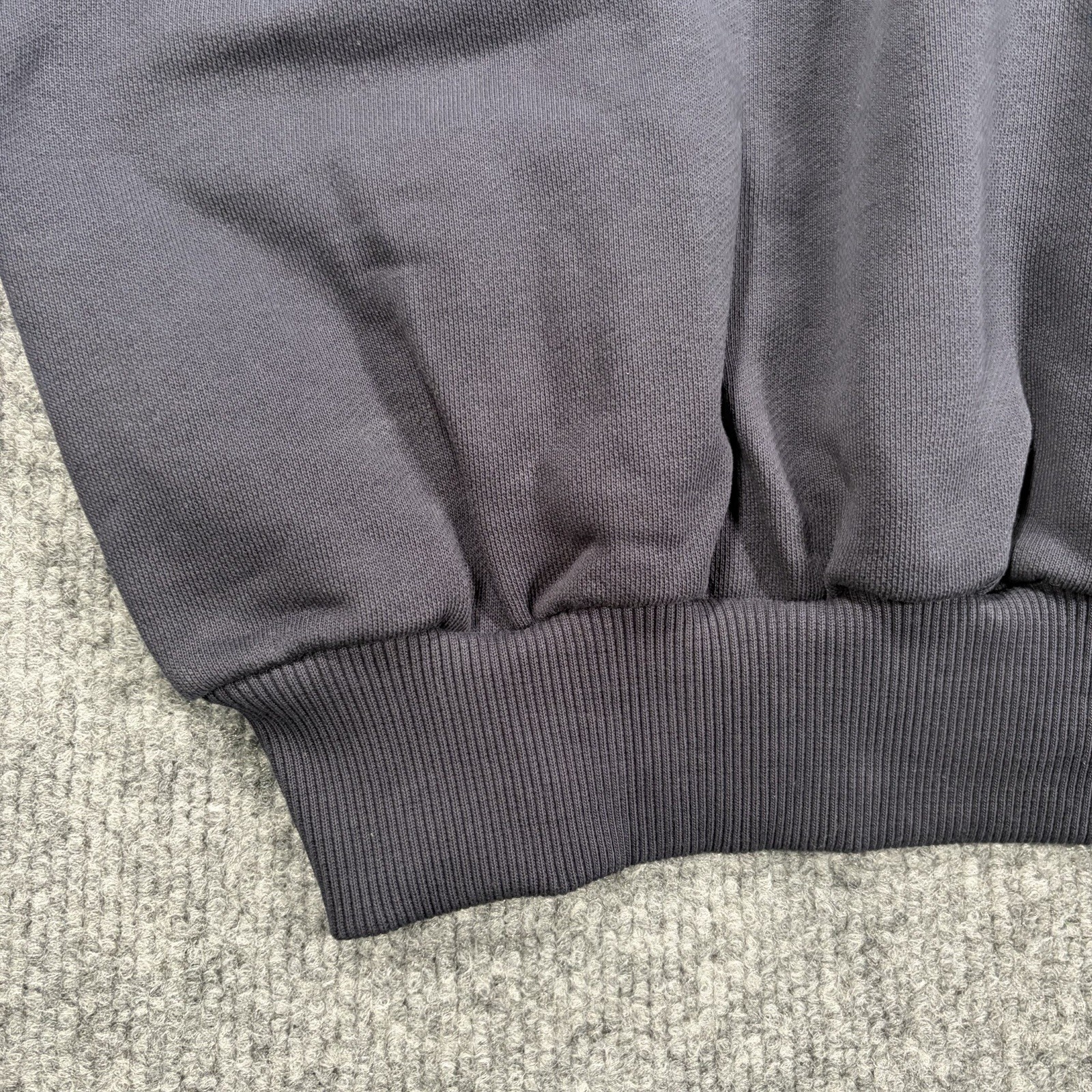 Scuffers Medium Navy Blue Cotton Pullover Hoodie Graphic Print Kangaroo Pocket
