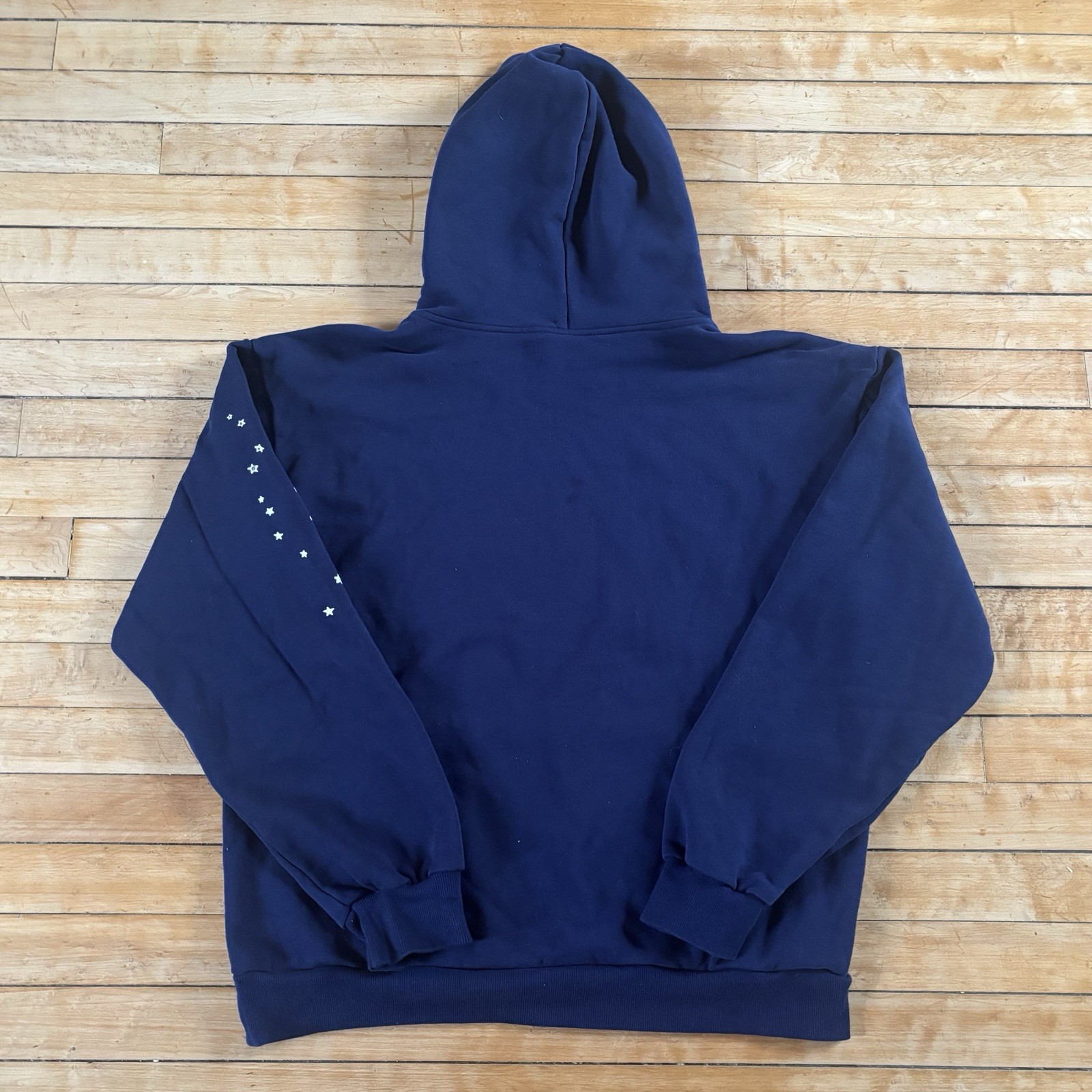 Sp5der Arach NY Phobia Web Hoodie Navy Blue Young Thug Authentic Size L Yankees