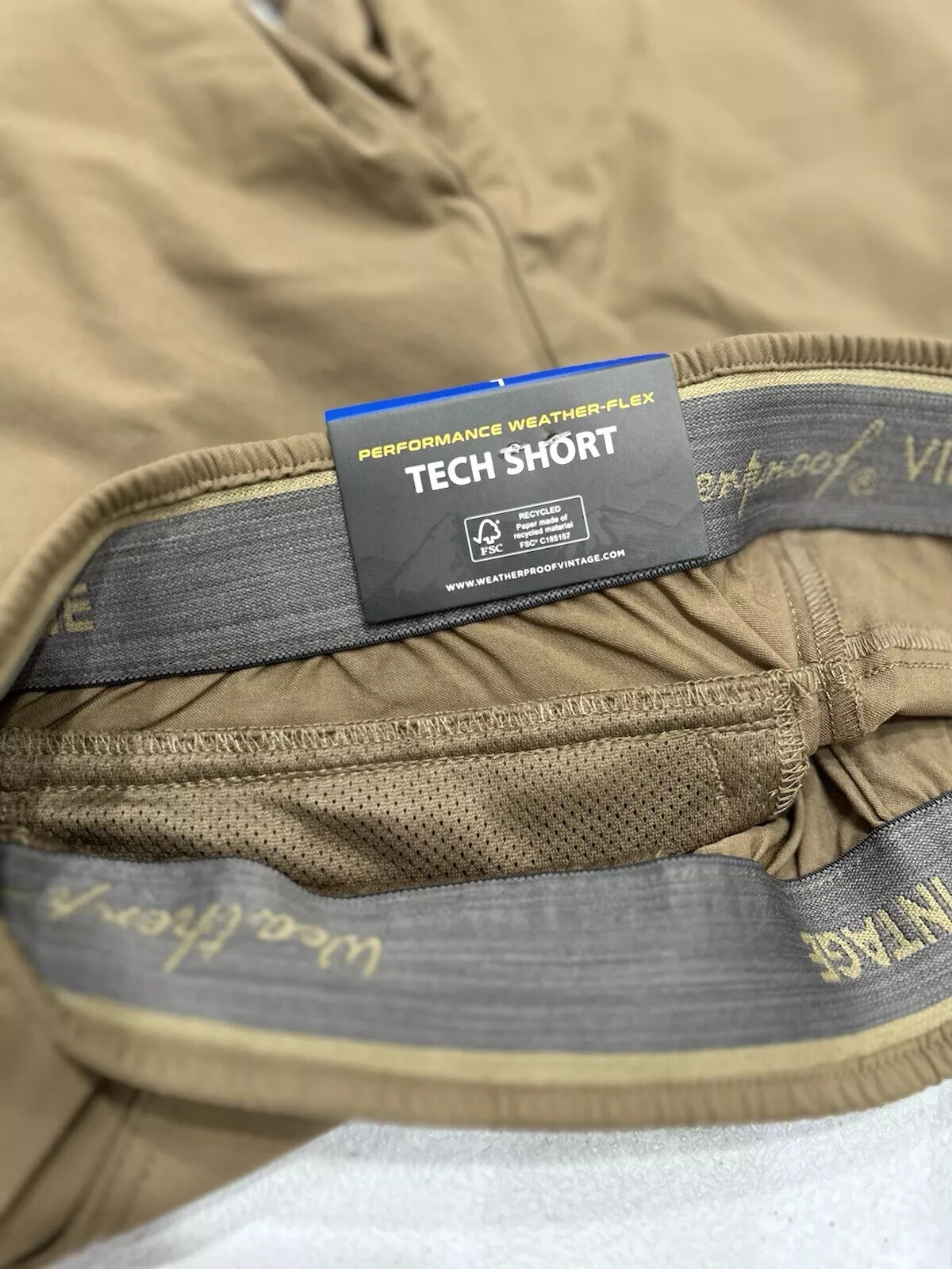 Weatherproof Vintage Men’s Performance Weather-Flex Tech Shorts