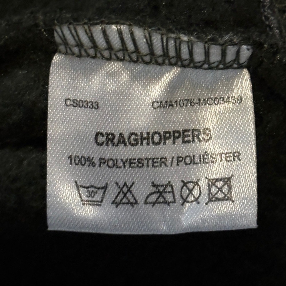 Craghoppers Mens Risor HZ Half Zip Fleece Dark Cedar Marl – UK Small NWT