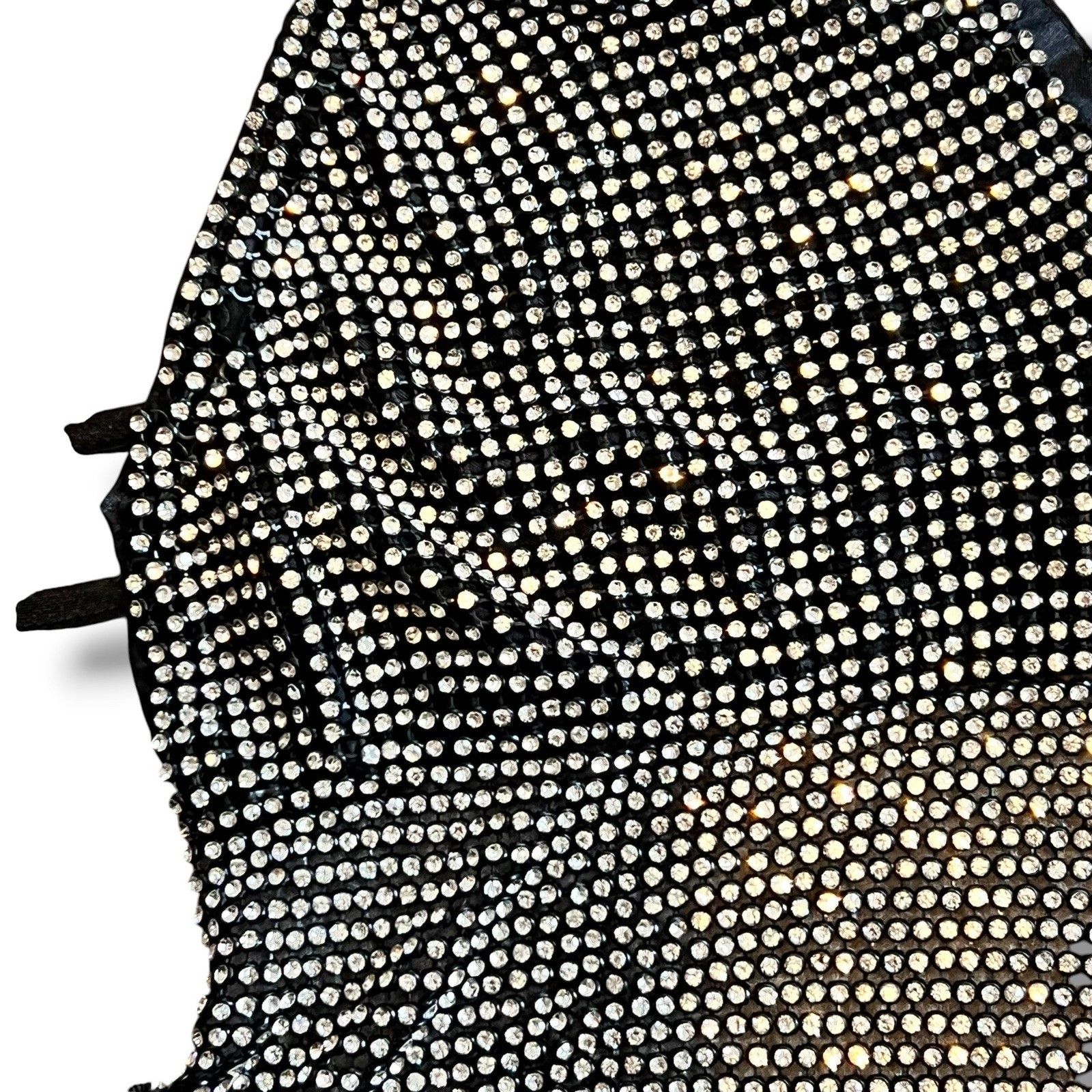 Superdown x Draya Michele 100% Aluminum Wrap Blouse Sleeveless Backless M Club