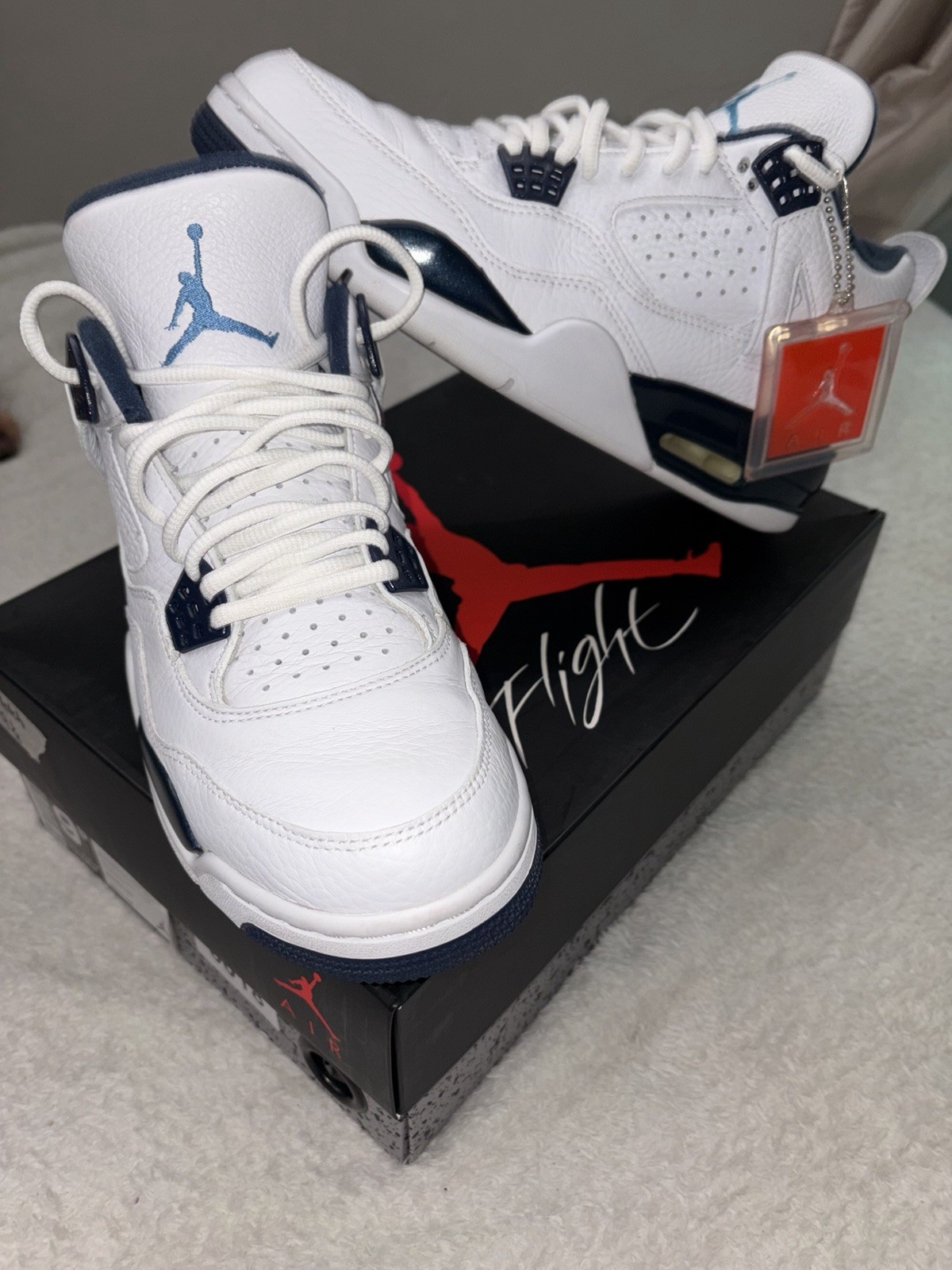 2016 Jordan 4 Retro LS Columbia 9.5m(Hangtag&OG Box)