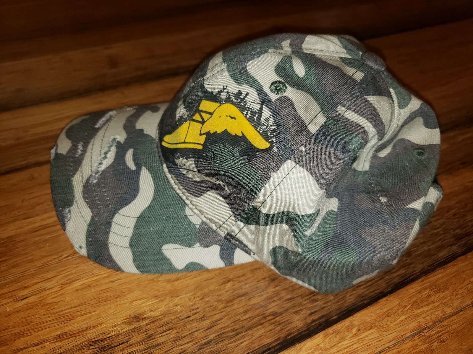 Good Year Logo Adjustable Camo Hat Camouflage.