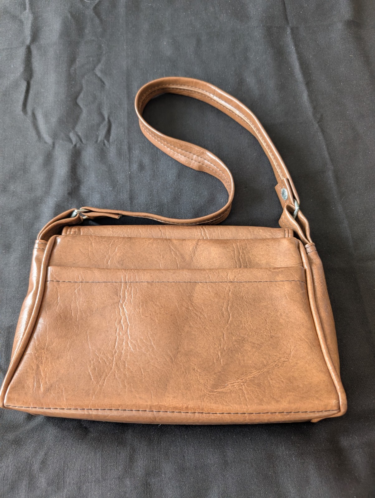 Vintage The Original Florida Keys Handbag Tan Nautical Seashell Themed Vinyl