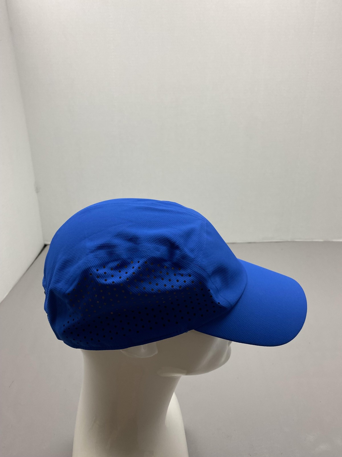 Hat Cap Strap Back One Size On Blue Lightweight Mesh Breathable Mens Adjustable