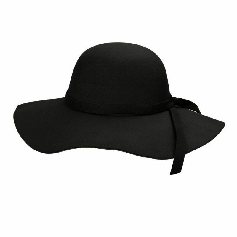 Floppy Hat Wide Brim with Ribbon Women Folding Summer Beach Sun Beach Hat Smooth