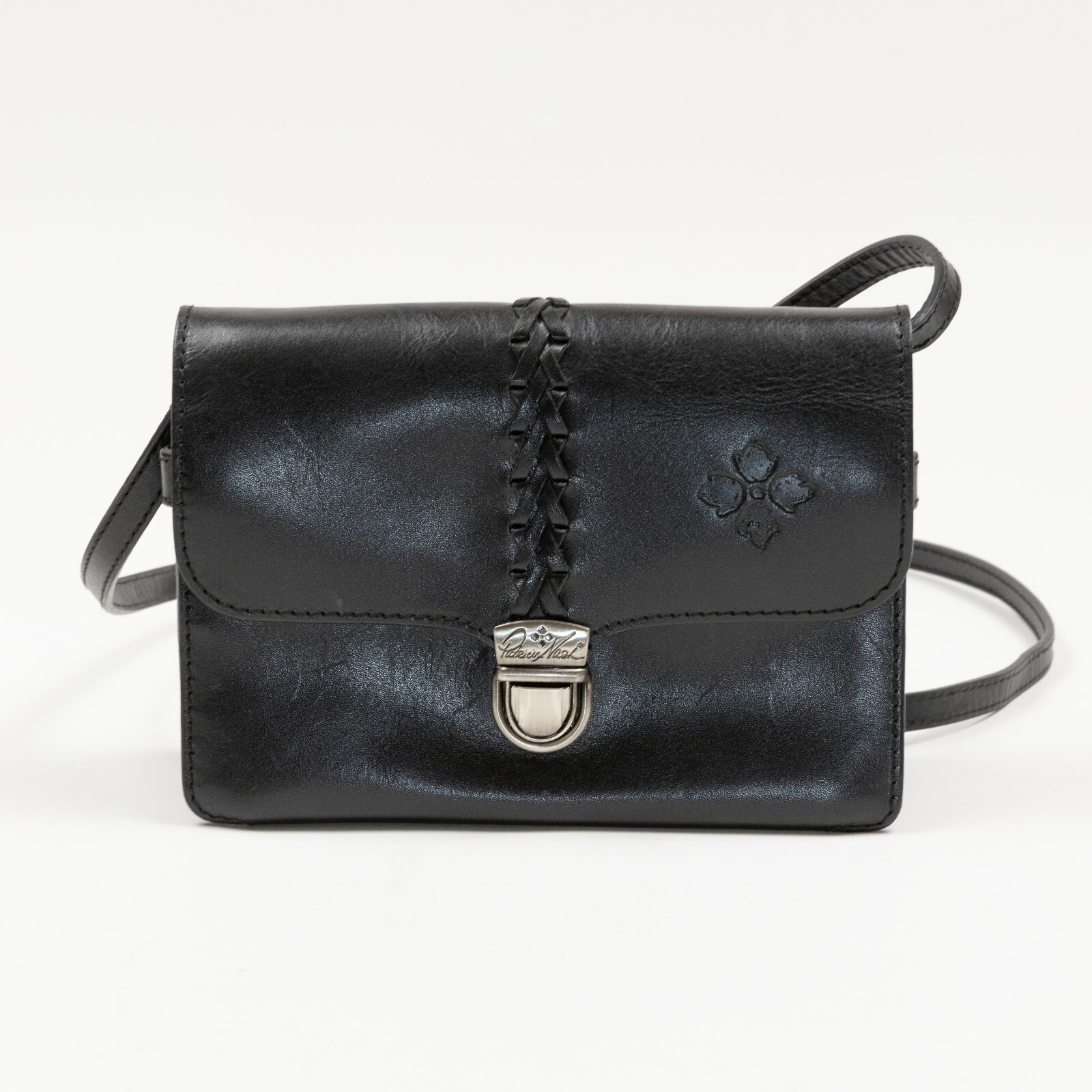 Patricia Nash Bianco Crossbody Organizer Black