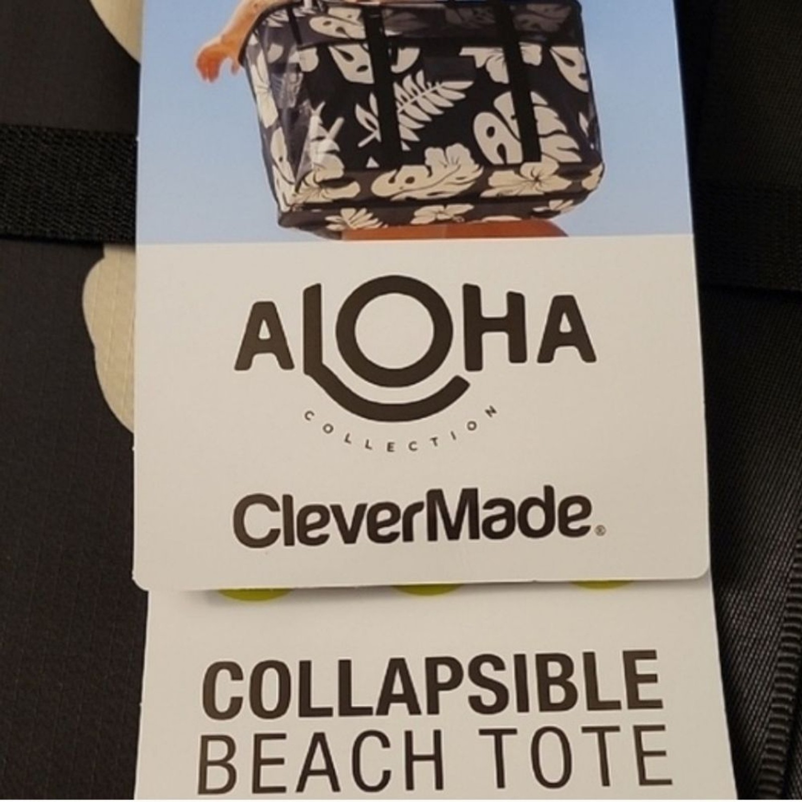 ALOHA Collection CleverMade Collapsible Beach Tote