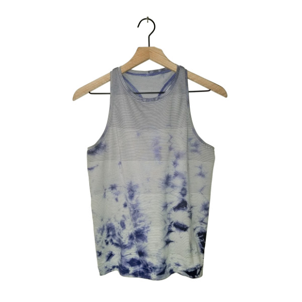 Lululemon Swiftly Tech 2.0 Tank Top Shibori Stripe Midnight Orchid tie dye Sz 8