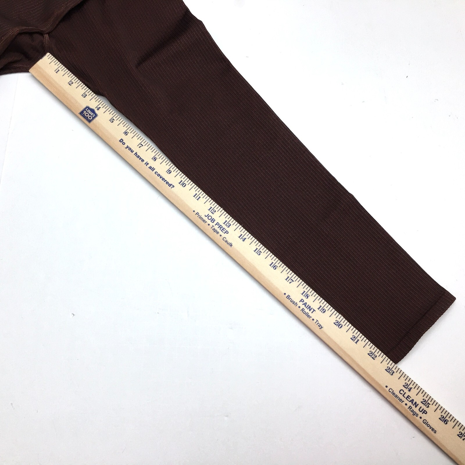 NEW Good American Brown The Seamless Ribbed Legging size 0 style GP0255C