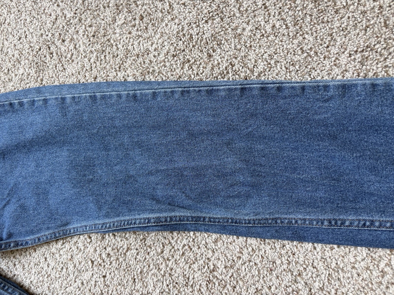 All American Clothing Co Jeans Mens 35×34 Slim Fit Medium Wash USA Made Mid Rise
