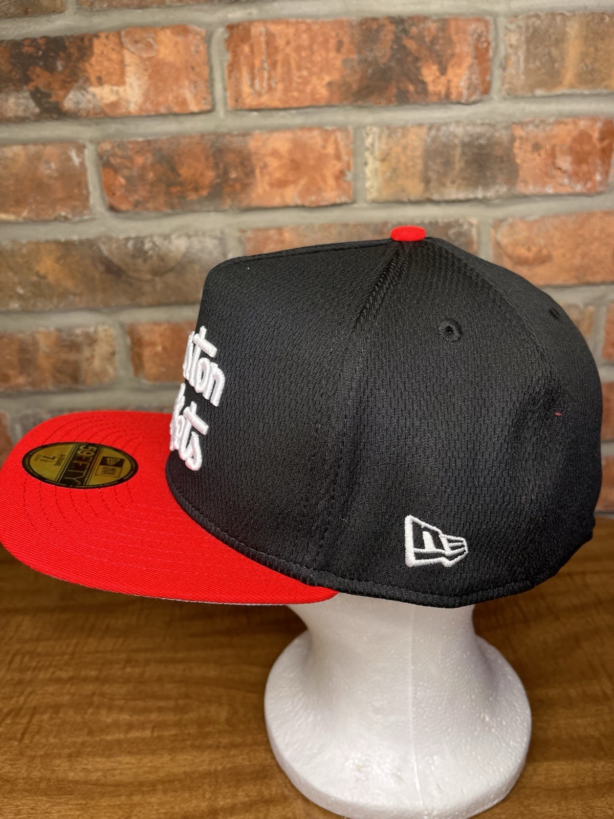 New Era Houston Rockets 59Fifty 7 1/2 Dashmark Mesh Logo A-Frame NBA Hat