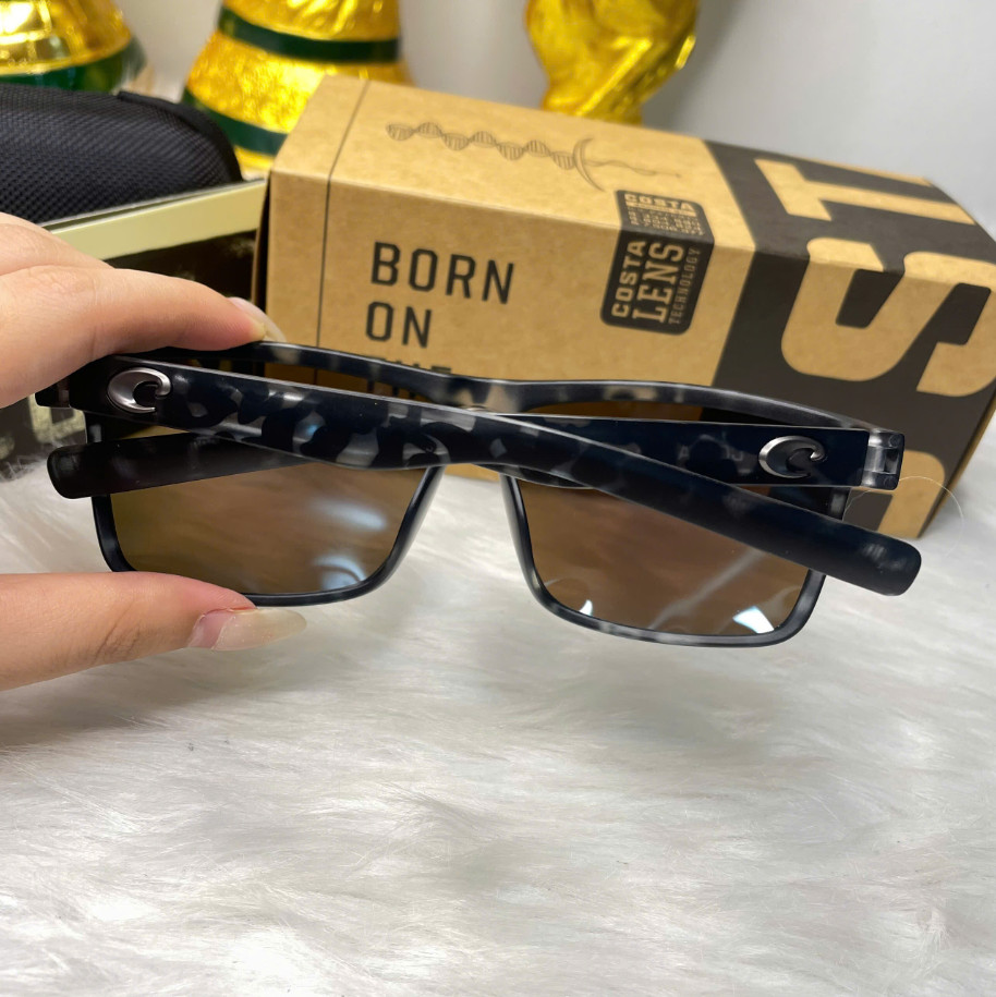 NEW Costa Del Mar Rincon Gray Camo Sunglasses Blue Mirror Polarized HOT TREND