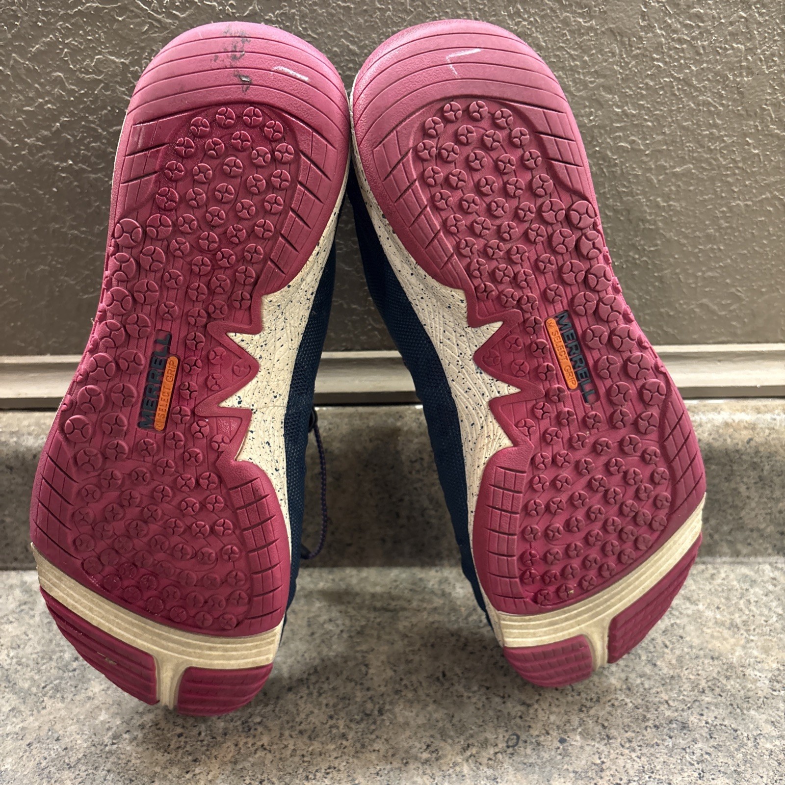 Merrell Select Grip Blue Wing Running Shoes Blue Pink Unifly Women 8.5 – J69938