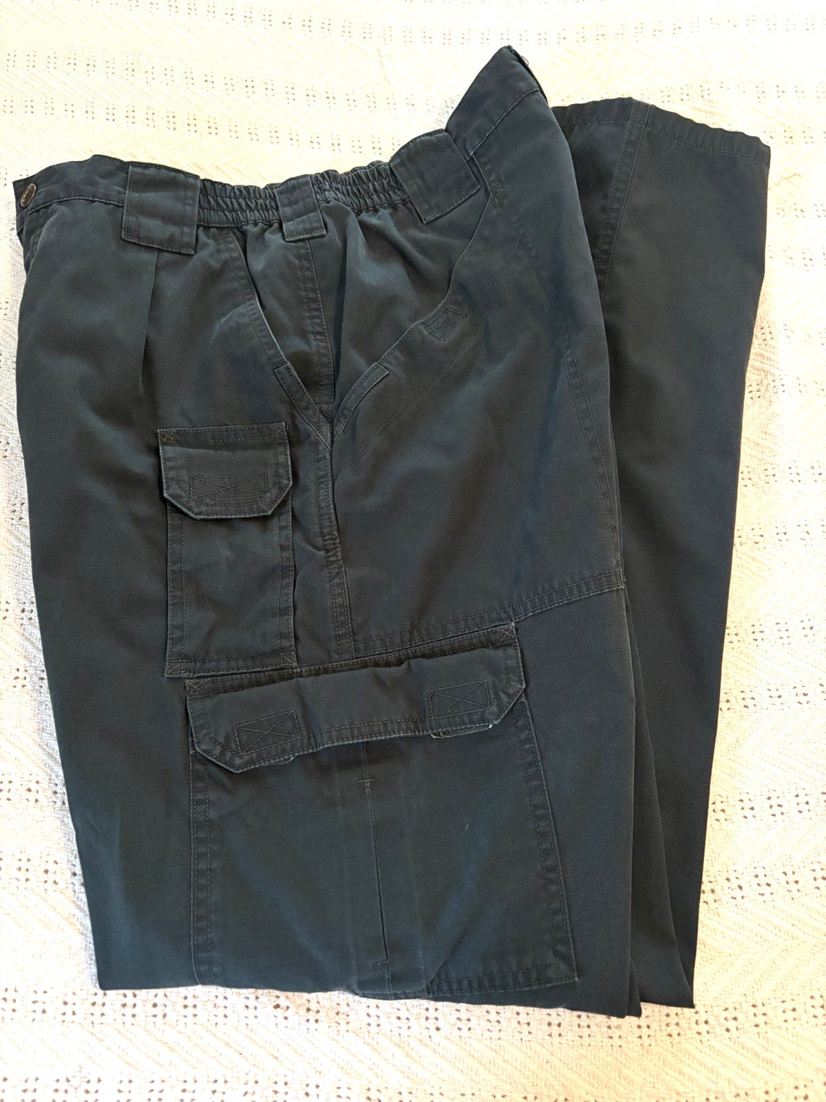 511 Tactical Pants Mens 32×34 Hunter Green Cargo Ripstop Military Outdoor 5.11