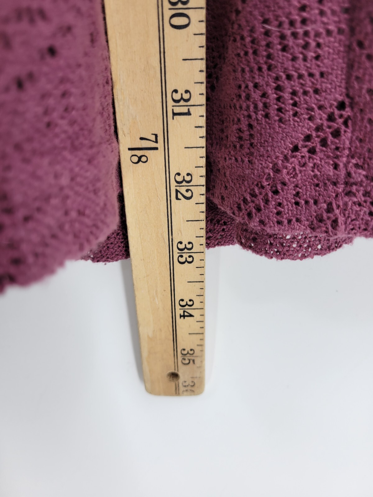 Cotton On Dress Womens Small Maroon Crochet Sleeveless Fit & Flare Boho