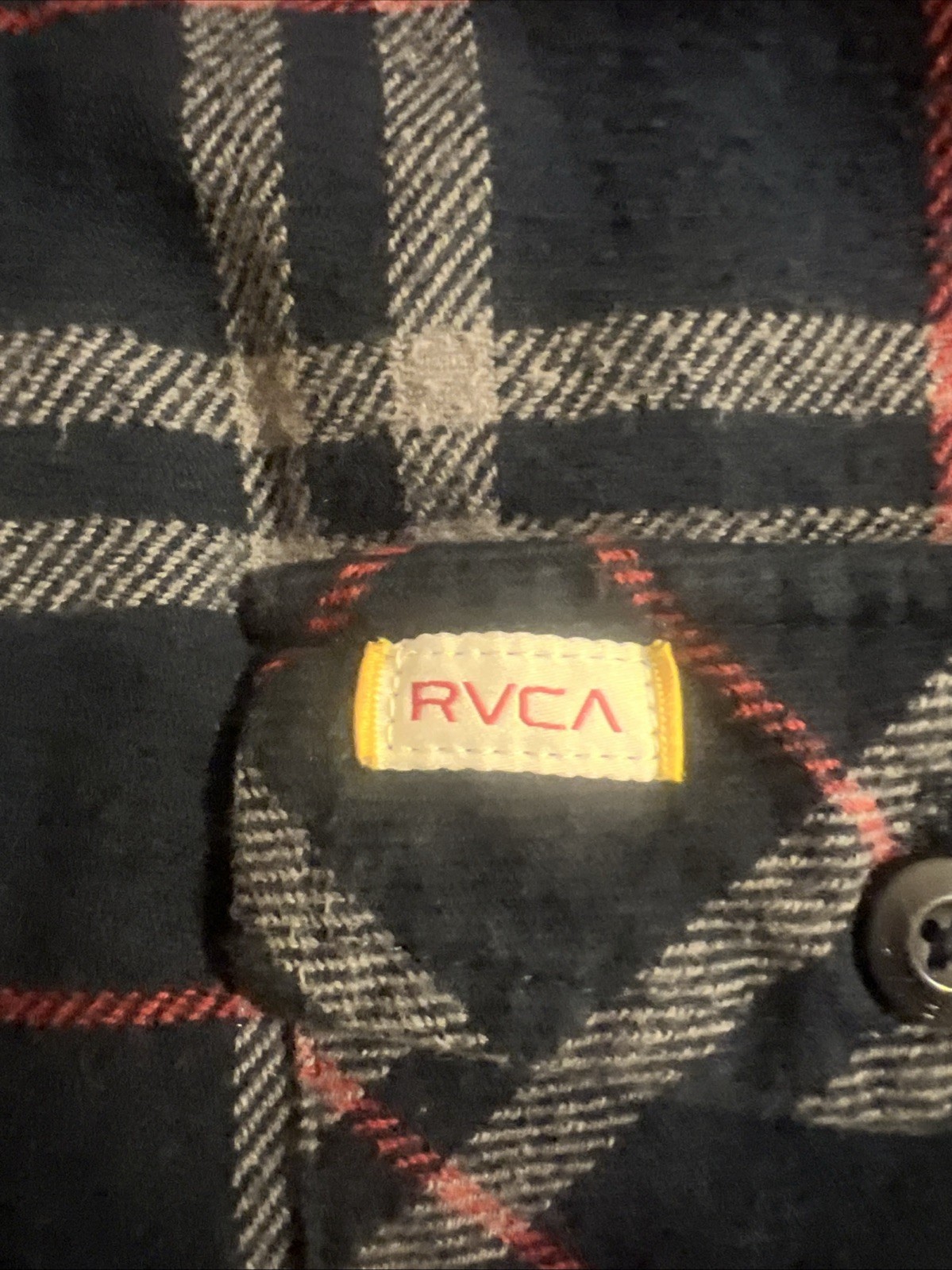 RVCA Andrew Reynolds Collection Blue Plaid Quilted Lined Flannel Shirt Jacket M