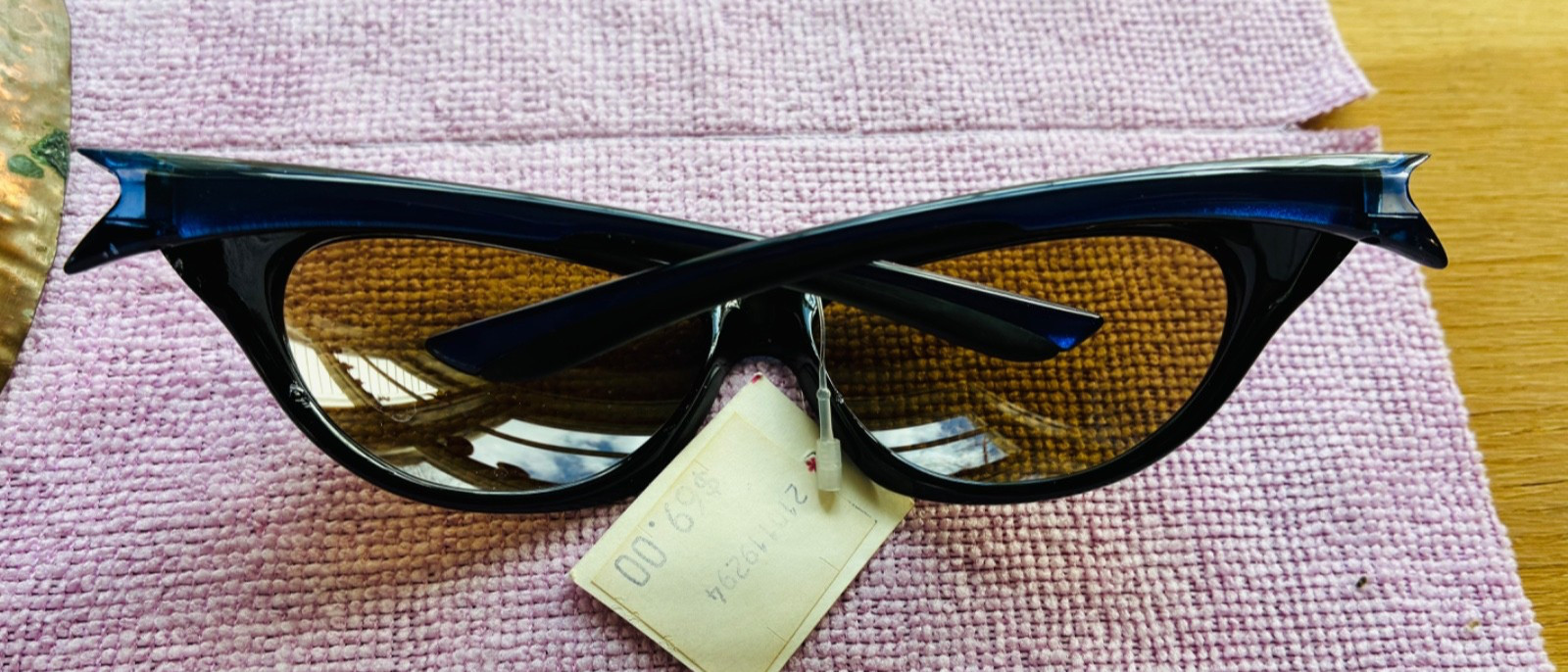 SMITH OPTICS SUNGLASSES Spawn Blue Italy Blue Frames Brown Lens 115mm NWT