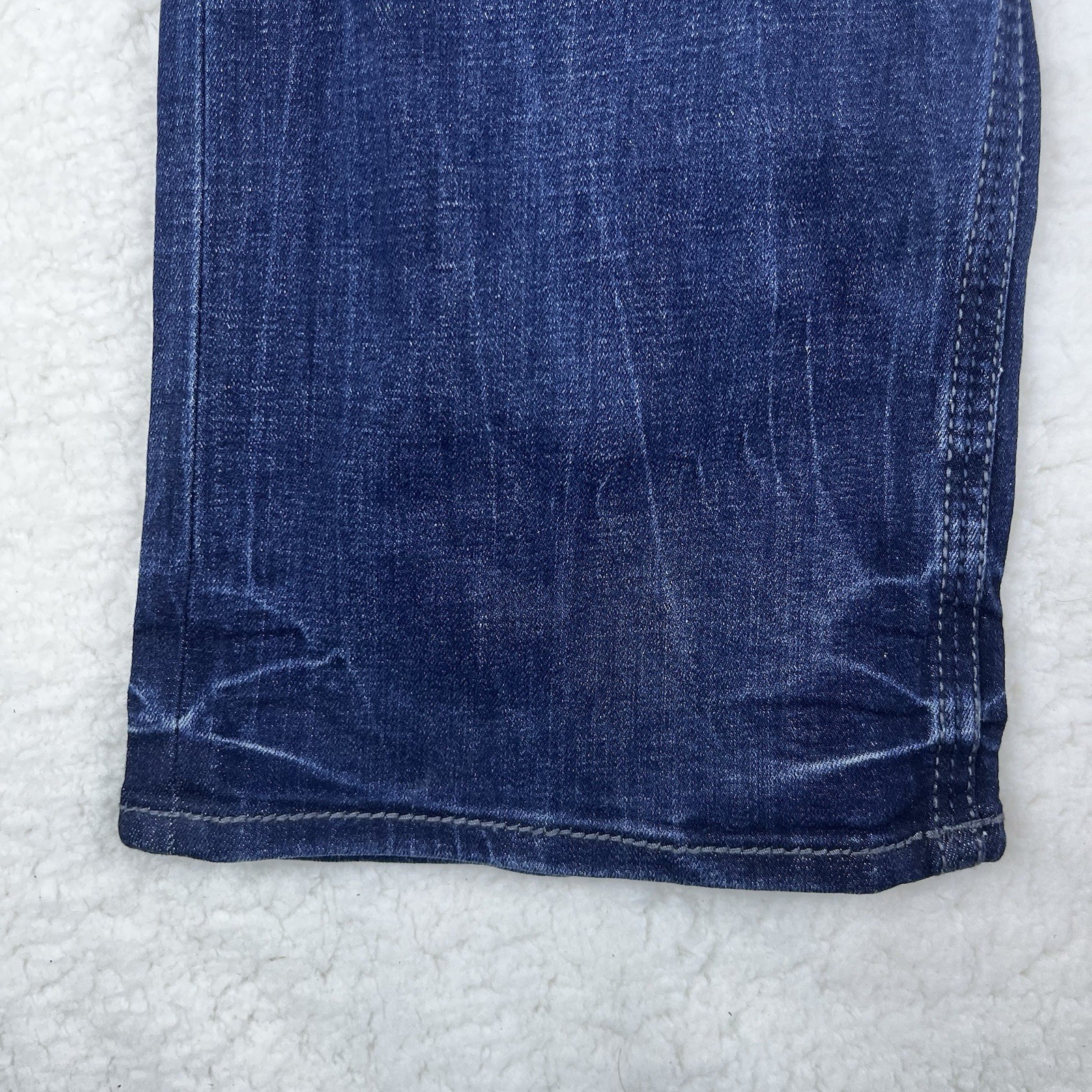 BKE Buckle Mens 30×30 Blue Jake Denim Jeans Pants Faded Stretch Whisker Marble