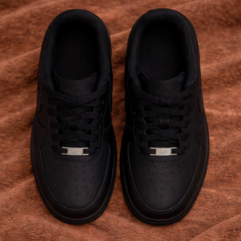 Nike Air Force 1 Low Triple Black AF1 07 Mens Casual Athletic Shoes Multiple
