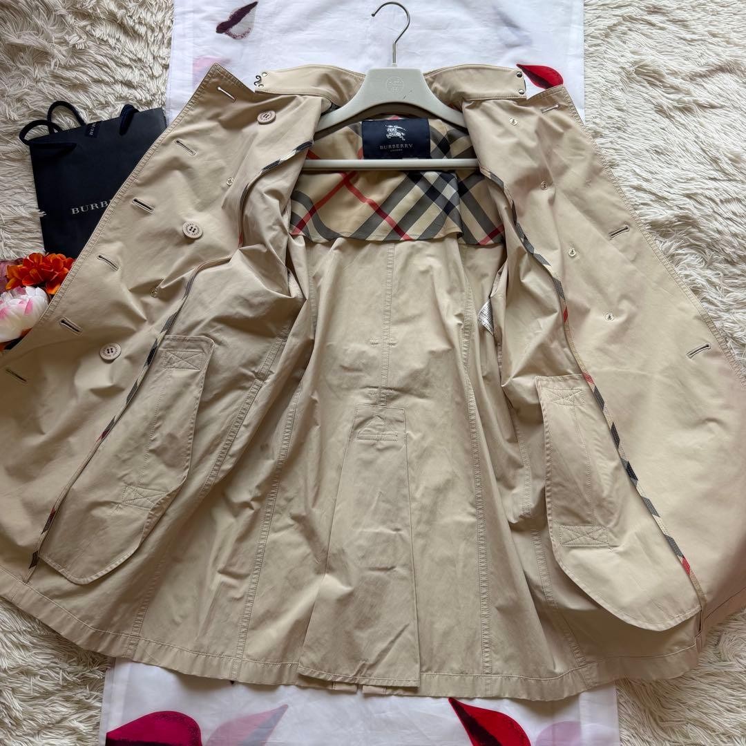 BURBERRY LONDON trench coat beige long length 40