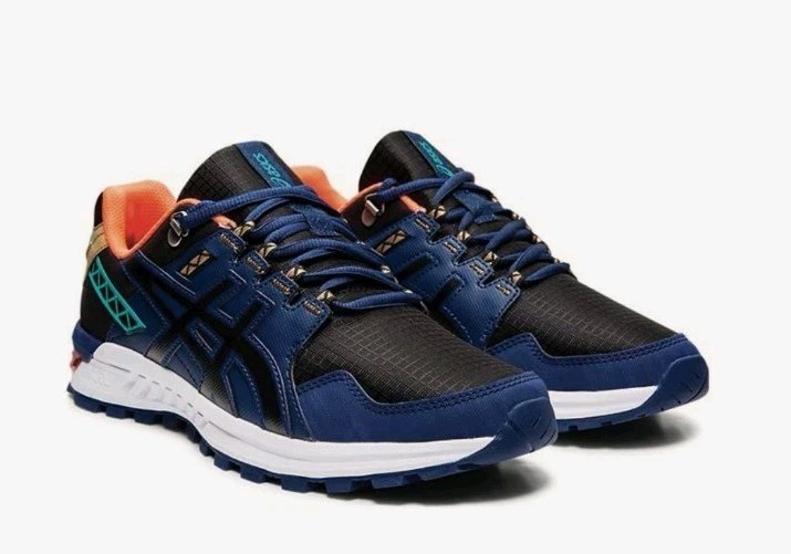 ASICS GEL-CITREK 1021A221-002 BLACK BLUE EXPANSE MEN’S TRAIL RUNNING SHOES