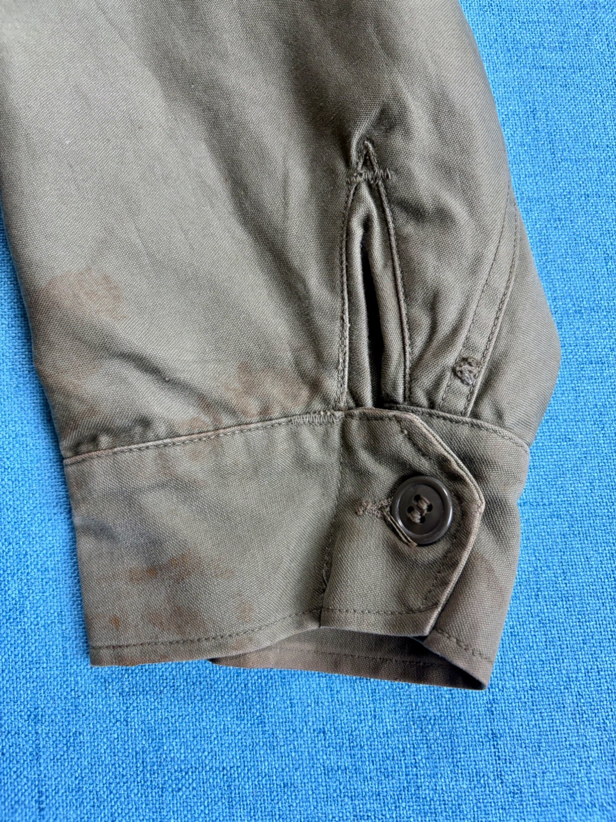 Vintage 1958 US Army M-51 Field Jacket Short Medium M1951 Korean War OG-107